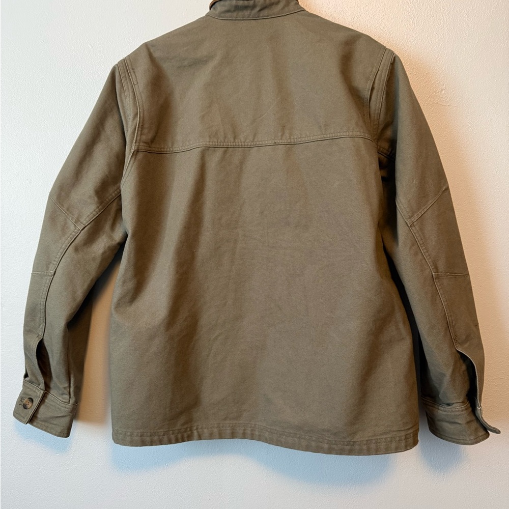 Eddie Bauer Men's Olive Barn Jacket - Picture 4 of 5